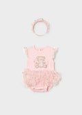Mayoral Baby Girl Pink Cotton & Tulle Outfit Set