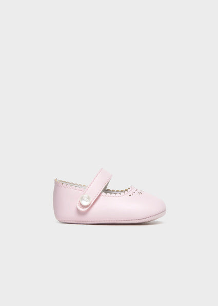 Mayoral Baby Girl Pink Mary Jane Pram Shoes