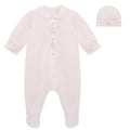 Emile et Rose Loretta Baby Girl Pink Cotton Babygrow & Hat Set