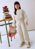 Mayoral Girls Beige Teddy Tracksuit