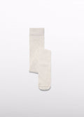 Abel & Lula Girls IvoryTights with Silver Thread