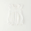 Minibanda Baby Girl Ivory Romper