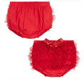 Caramelo Kids Baby Girl Red Tulle Frilly Knickers