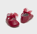 Mayoral Baby Girl Red Patent Pram Shoes