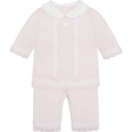 Emile et Rose Kacey Baby Girl Pink Knit Tracksuit