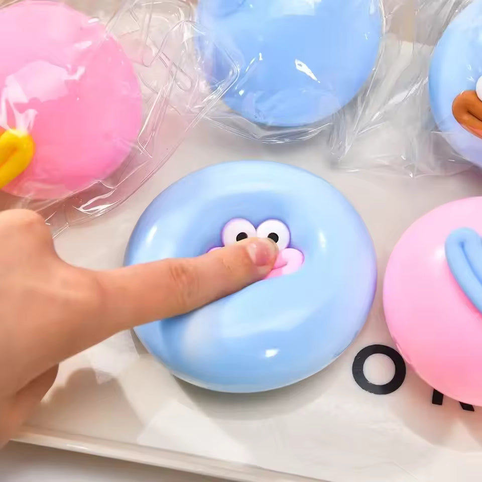 Cute Monster Face Squishy Stress Relief Toy